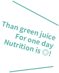 More nutrition for one day than green juice!