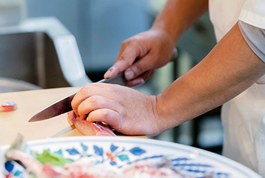 Using hands for household chores