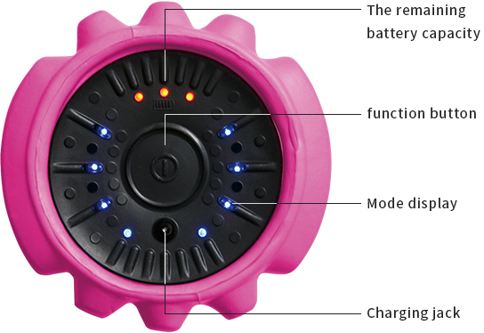 Simple operation and selectable vibration mode.