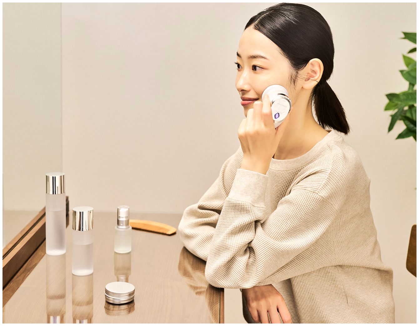 スキンケアモード説明イメージ