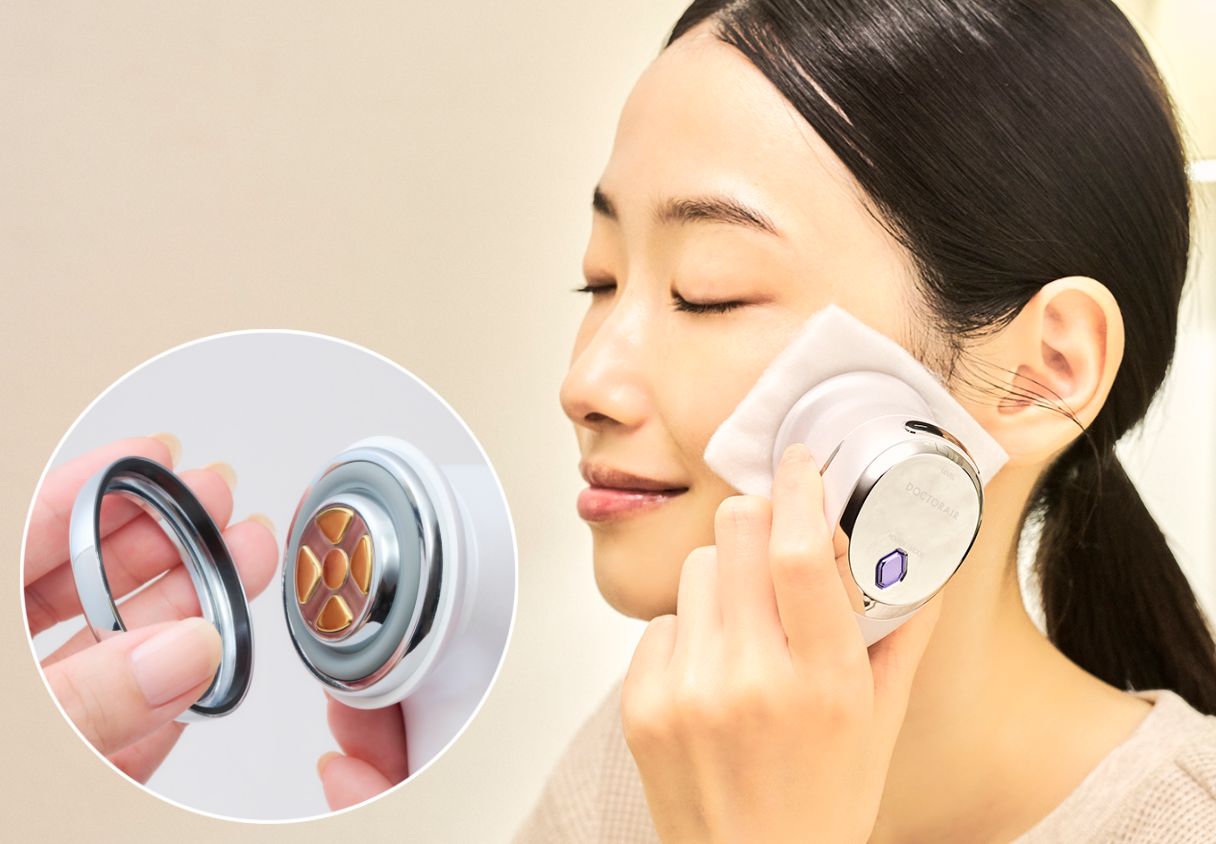 コットンを挟んで使える