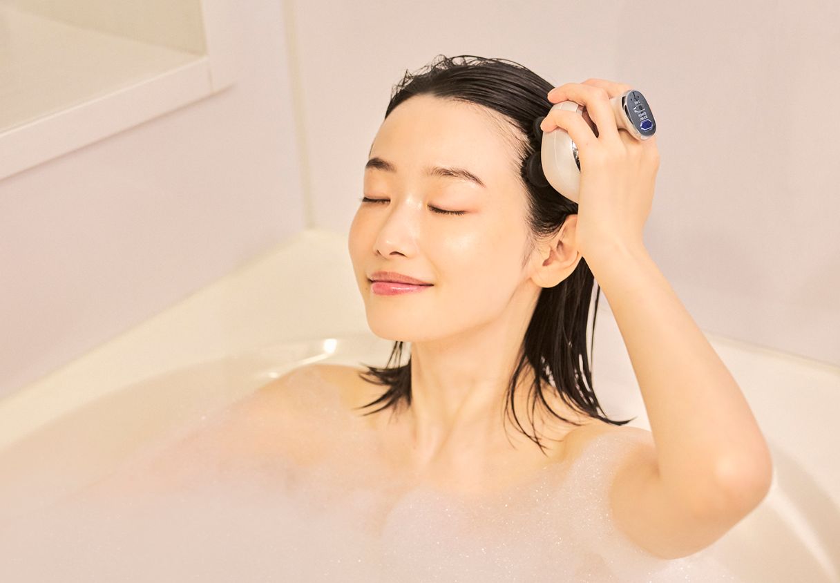 IPX7の防水仕様 入浴時・シャワー中にも使える