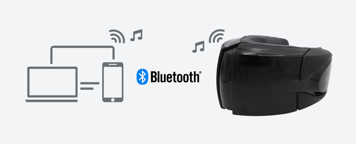 リラックス効果を高める Bluetooth® 搭載。